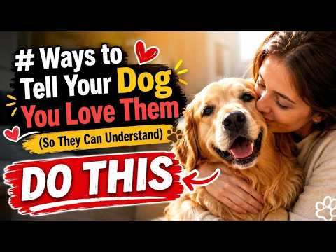 Ways to Tell Your Dog You Love Them (So They Can Understand)