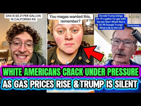 White Americans CRASH OUT As Gas Prices SKYROCKET Amid Iran War — Trump Under Fire #us