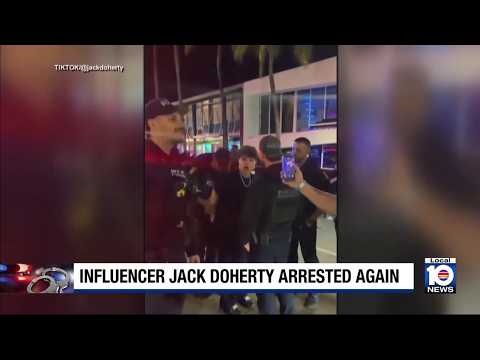 YouTuber Jack Doherty back in jail after domestic battery arrest, records show