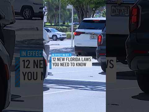 12 new Florida laws you need to know.