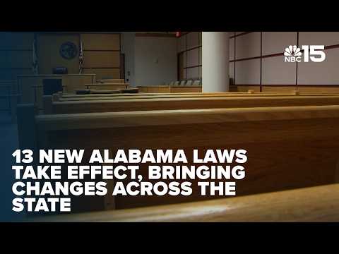 13 new Alabama laws take effect, bringing changes across the state   – NBC 15