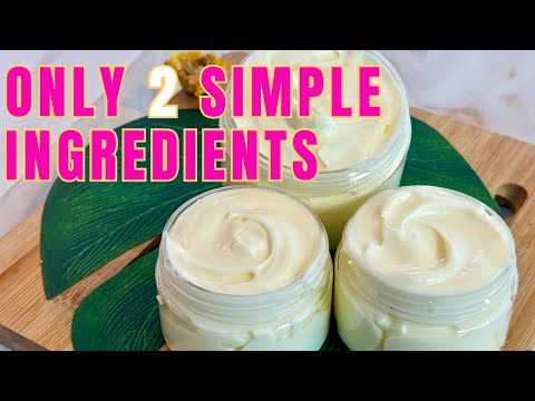 2 Ingredient Body Butter Recipe Easiest DIY Whipped Body Butter Recipe