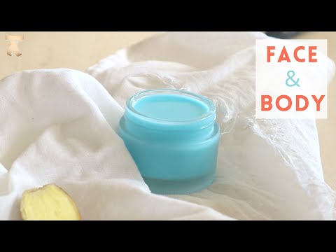 Banana Peel & Ginger Cream Homemade