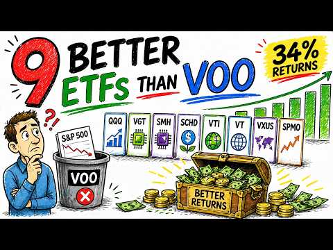 Better Than VOO? 9 ETFs That Beat the Market (34% Returns)