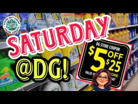 Couponing at Dollar General Saturday Only.