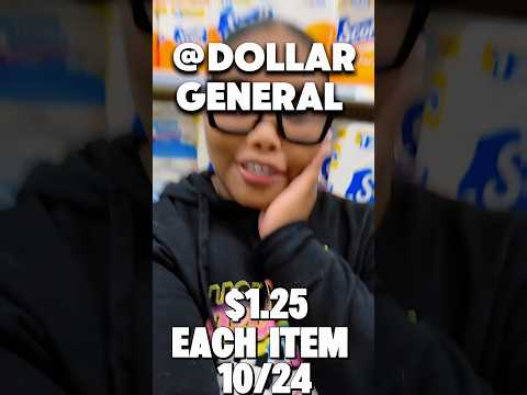 Dollar General 😍🛒8 items for just $10… that’s ONLY $1.25 EACH! 🤯#DollarGeneral #CouponingWithNise