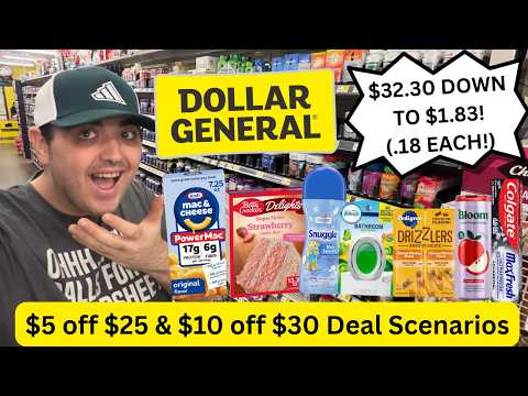 *MUST DO DG DEALS!* (ITEMS AS LOW AS .18 EACH!) ~ DOLLAR GENERAL $5/$25 & $10/$30 Deals (10/24/26)