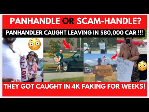Panhandle or Scam-Handle?! The Streets Ain’t Sweet 😈🚨