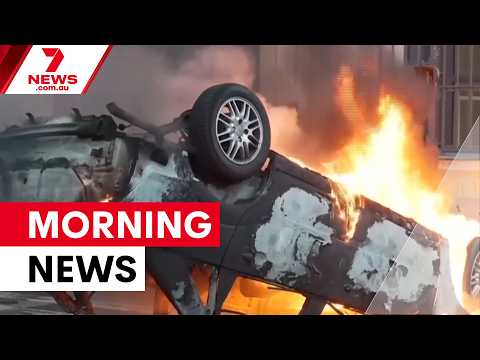 Paris protest chaos; Trump reverses Russia sanctions; Narrabeen arrest | 7NEWS