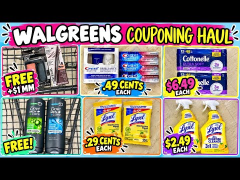 WALGREENS COUPONING HAUL/ some good deals this week. Learn Walgreens Couponing